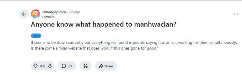 Is ManhwaClan Not Working? Here's What Readers Need to Know 2 manhwaclan reddit